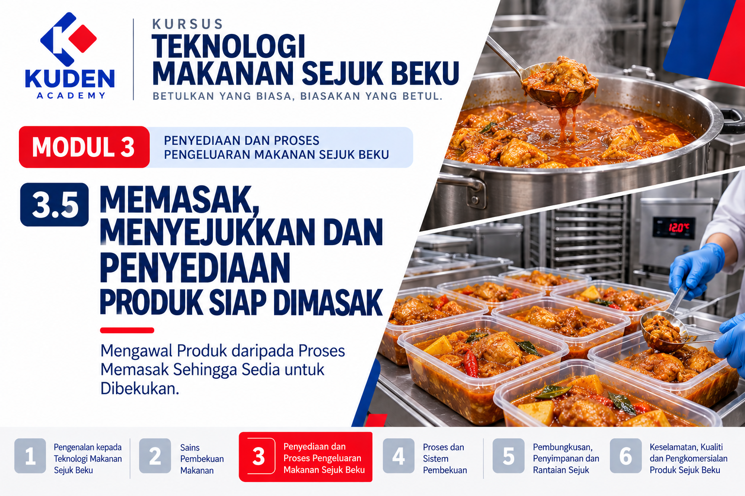 MEMASAK, MENYEJUKKAN DAN PENYEDIAAN PRODUK SIAP DIMASAK