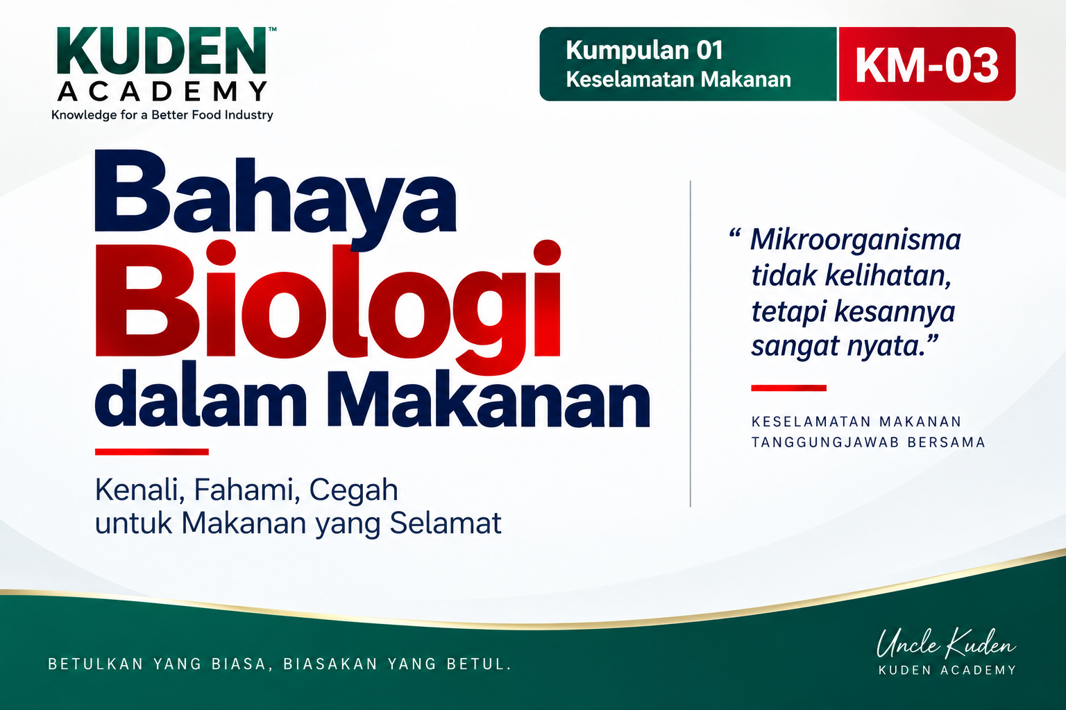 BAHAYA BIOLOGI DALAM MAKANAN